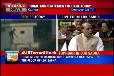 Live: Jammu and Kashmir Police and CRPF personnel have killed two terrorists, says Rajnath Singh