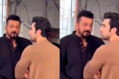 Sanjay Dutt, Ranbir Kapoor Engaged in Serious Conversation on Shamshera Set, Watch Video