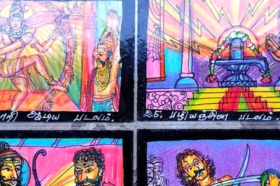 Madurai Artist Creates 64 Lord Shiva Paintings On Postcards In 60 Days