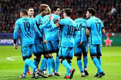 Barcelona draw 1-1 with Leverkusen in Champions League
