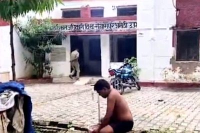 UP Man Bathes In Front Of BDO Office To Protest Over Tap Reboring Issue