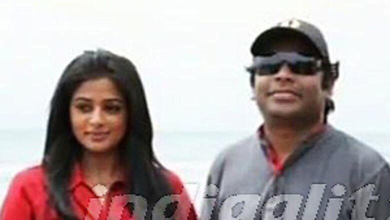 'Charulatha' team visits AR Rahman's shooting spot