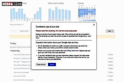 You can now download your entire Google search history. Here's how