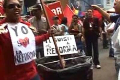 Venezuelan students clash with police, troops