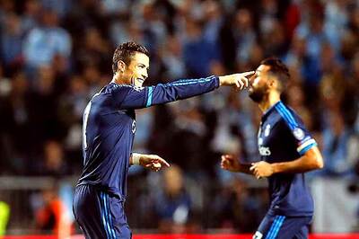 Cristiano Ronaldo nets 500th goal, draws level with Raul
