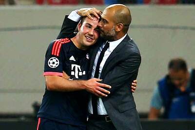 Bayern Munich's Goetze feels the Guardiola love after winning start to Champions League
