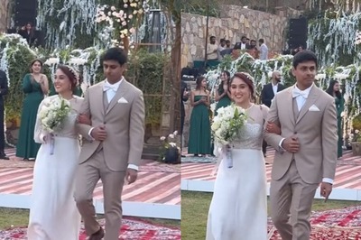 Ira Khan Dons a Beautiful White Gown as She Ties Knot With Nupur Shikhare, First Video Out; Watch