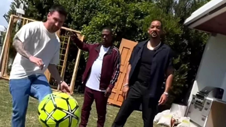 Lionel Messi Makes An Unexpected Appearance In Will Smith’s Instagram Video