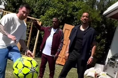 Lionel Messi Makes An Unexpected Appearance In Will Smith’s Instagram Video
