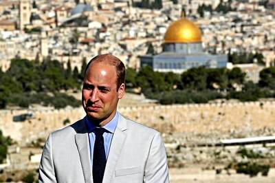 Prince William Visits Flashpoint Jerusalem Mosque Compound