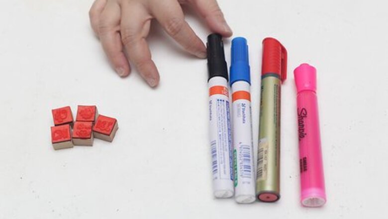How to Ink Stamps with Markers