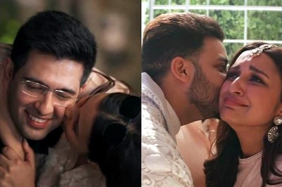 Parineeti Chopra Kisses Raghav Chadha, Hugs Him and Gets Teary-Eyed In Engagement Video; Watch
