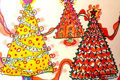 How to Draw a Holiday Tree with Markers