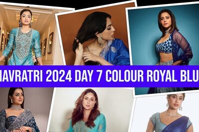Navratri 2024 Day 7 Colour: 6 Stunning Celebrity-Inspired Blue Outfits to Elevate Your Style | PHOTOS