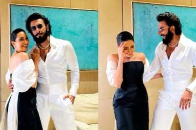 Ranveer Singh and Karisma Kapoor Are Yin to Each Others' Yang in New Pics: 'Painted the Town Blue'