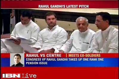 Will put pressure on Centre to resolve 'one rank one pension' issue soon: Rahul Gandhi