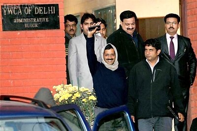 BAAP vs AAP in Delhi: Wearing saffron Gandhi caps, Bharatiya Aam Aadmi Party members debut