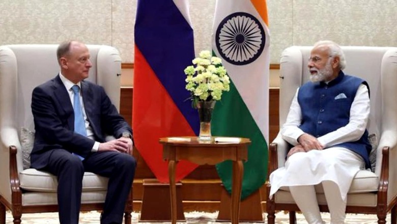 Russian Security Chief Nikolay Patrushev Calls on PM Modi
