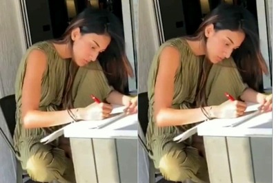 Erica Fernandez Nurtures Her Hobby During Lockdown, Draws A Mandala Pattern