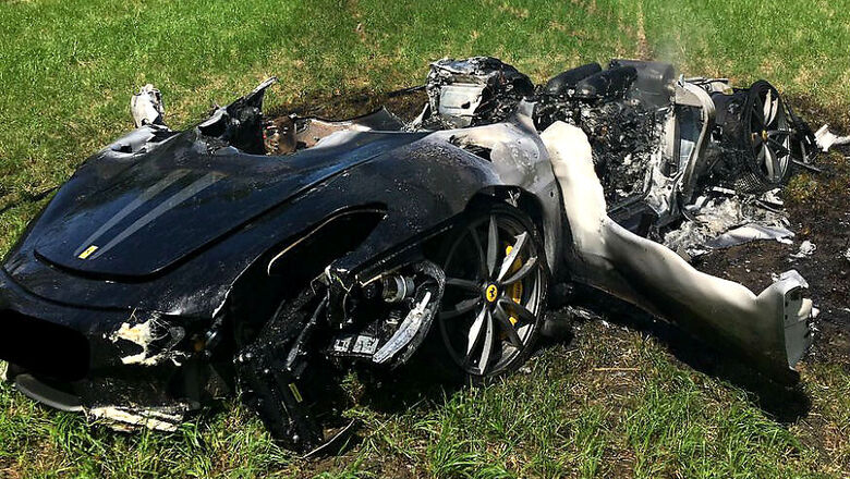 Man Wrecks Rs 1.68 Crore Ferrari Within an Hour of Buying the Supercar