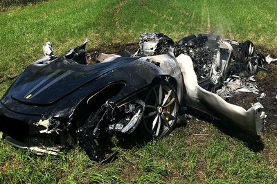 Man Wrecks Rs 1.68 Crore Ferrari Within an Hour of Buying the Supercar