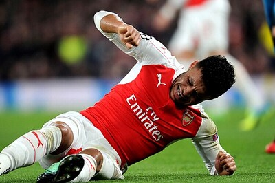 Arsenal set to be without Oxlade-Chamberlain for 2 months