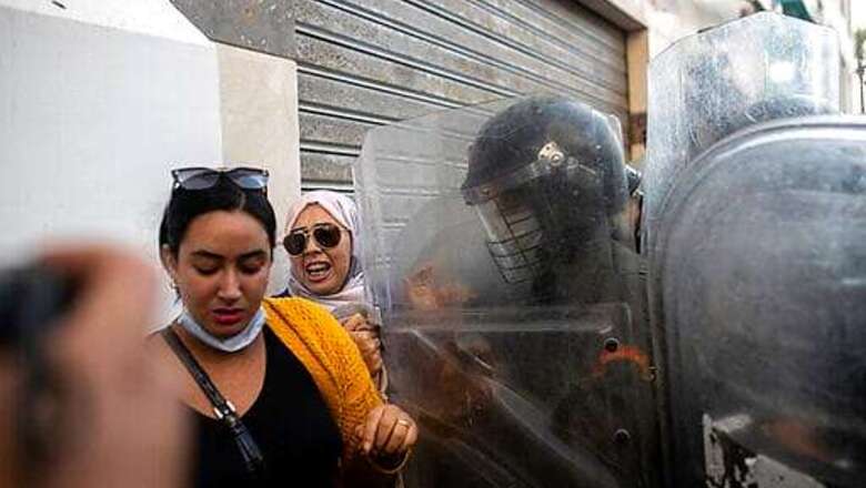Moroccans Protest Mass Vaccination Rules; Some Skirmishes