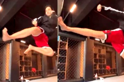 Disha Patani Kicks Away Monday Blues With Impressive Workout Routine