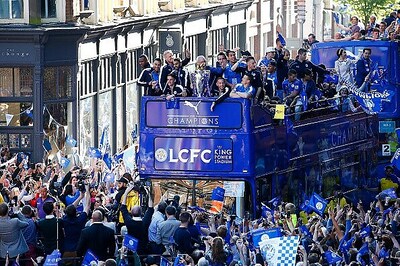 Leicester Celebrate Title Triumph With Victory Parade