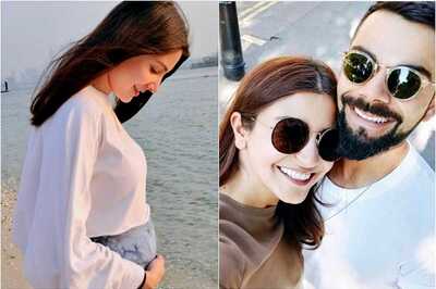 Anushka Sharma Cradles Her Baby Bump in Adorable Pic, Virat Kohli Drops a Loving Comment