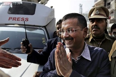 Aam Aadmi Party chief and giant killer Arvind Kejriwal punctures BJP's victory march
