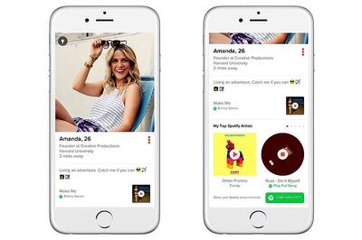 Spotify and Tinder Join Forces to Make Music