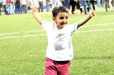 Aamir Khan's son Azad playing football with Abhishek Bachchan is the cutest thing you'll see today