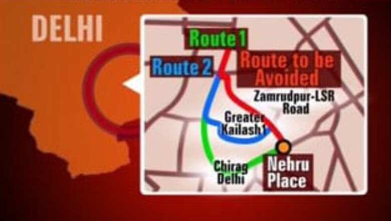 Metro accident chokes traffic in south Delhi
