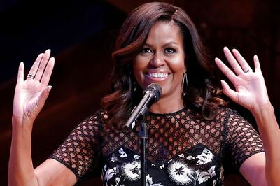 Michelle Obama wins a Grammy for Best Spoken Word Album for Becoming