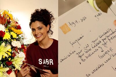 Abhishek Bachchan Has BEST Reaction To Amitabh's Handwritten Note To Ghoomer Co-star Saiyami Kher