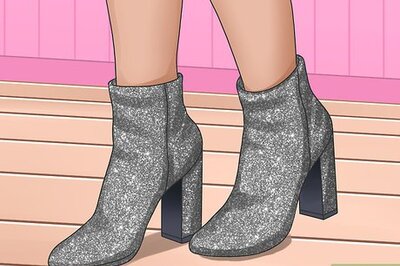How to Style Glitter Boots