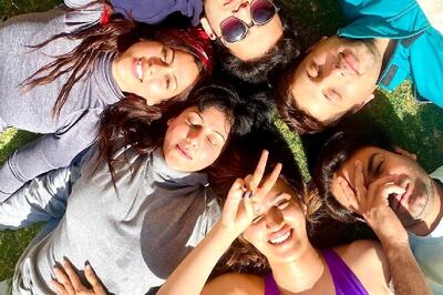 Kriti Sanon's Sunbathing Picture From Bachchan Pandey Sets Gives Major Holiday Vibes