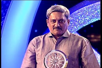 Manohar Parrikar chosen Indian of the Year 2012 in politics category