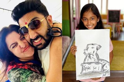 Farah Khan Gives Abhishek Bachchan 'Big Hug' For Buying Daughter's Charity Sketch For Rs 1 Lakh