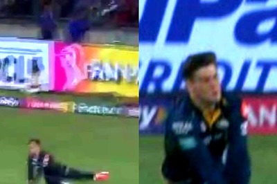 IPL 2024: GT's Noor Ahmad Produces A Stellar Diving Catch to Dismiss DC's Prithvi Shaw - WATCH
