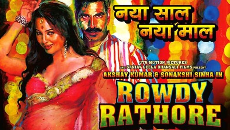 New poster of Akshay, Sonakshi's 'Rowdy Rathore'