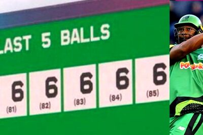 WATCH: Kieron Pollard Hits Consecutive Sixes Against Rashid Khan in The Hundred