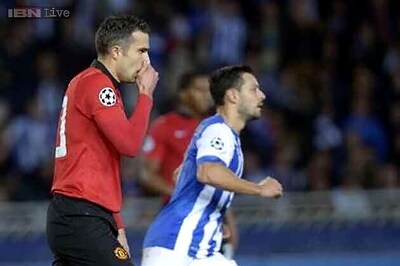 Robin van Persie, Vidic ruled out against Leverkusen