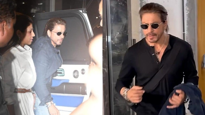 SRK Makes Discreet Entry via Kitchen at Siddharth Anand's Birthday Amid Eye Surgery Rumours | Watch