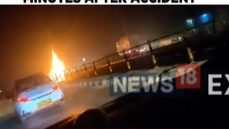 Rishabh Pant Admits to Dozing Off: CCTV Footage Shows Horrific Accident, Car Engulfed in Flames
