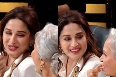 Madhuri Dixit Stuns Waheeda Rehman With Whistling Skills; Says 'Building Ke Ladko Ko Sikhati Thi'