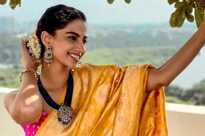 Meenakshi Chaudhary Looks Radiant In Traditional Saree Look, See Pics