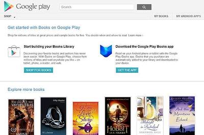Books on Google Play now available in India
