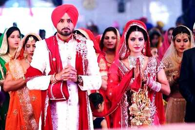 From sangeet ceremony to reception: Pictures from Harbhajan Singh-Geeta Basra's wedding that you may have missed